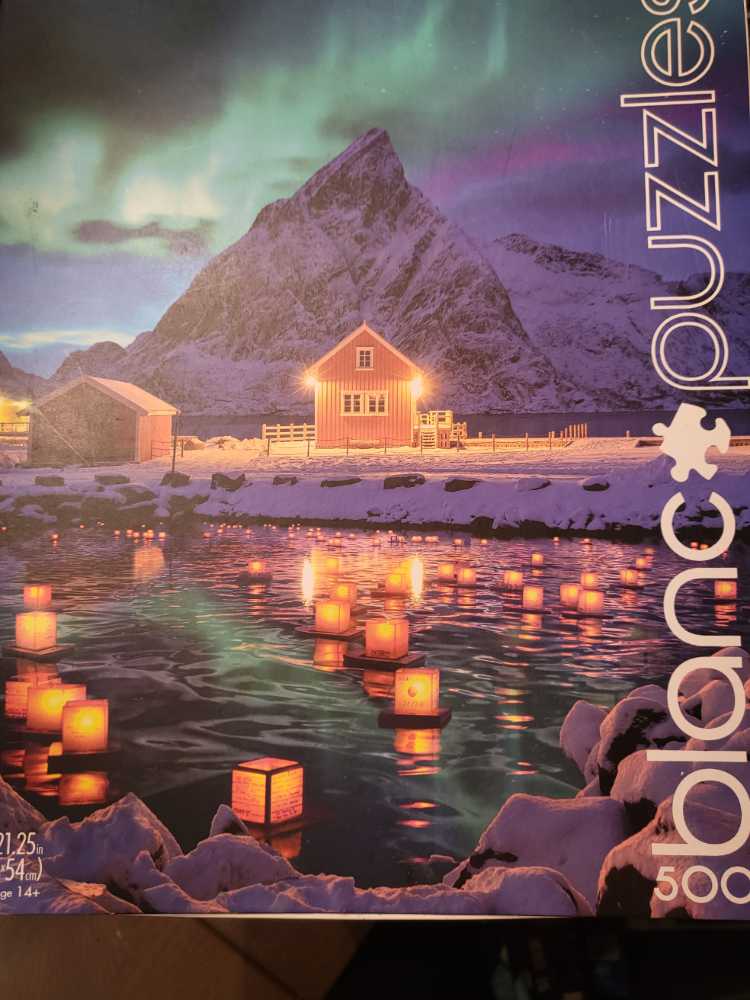 Northern Lights - Blanc By Buffalo puzzle collectible [Barcode 079346550005] - Main Image 2