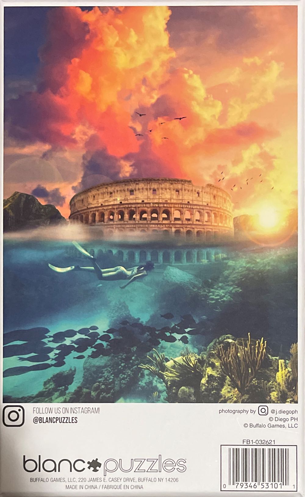 Below The Surface - Blanc - Buffalo puzzle collectible [Barcode 079346531011] - Main Image 2