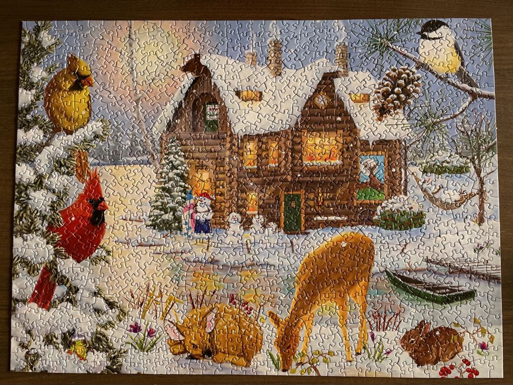 Winter Retreat - Bits And Pieces puzzle collectible [Barcode 192949046833] - Main Image 2