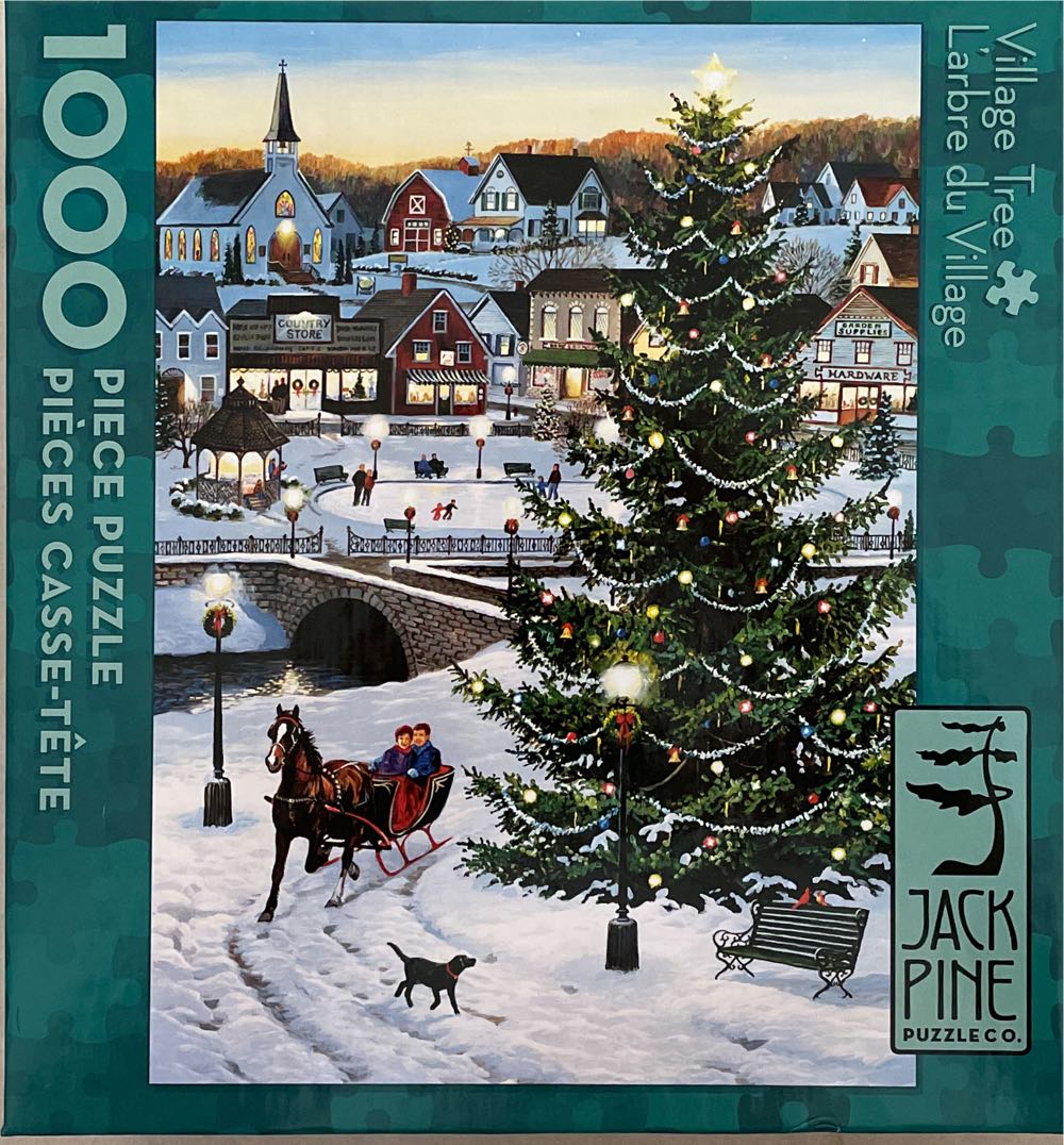 Village Tree - Jack Pine Puzzle Company puzzle collectible [Barcode 625012700481] - Main Image 3
