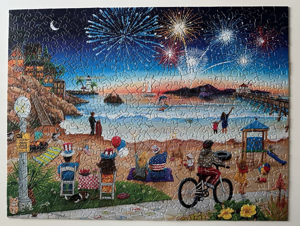 July Beach - SunsOut puzzle collectible [Barcode 796780327573] - Main Image 3
