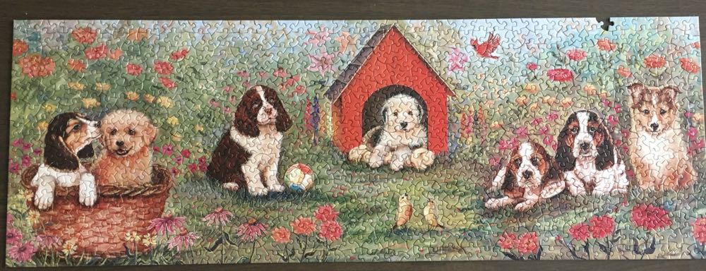 Puppy Doghouse - Bits And Pieces puzzle collectible [Barcode 704812106607] - Main Image 2