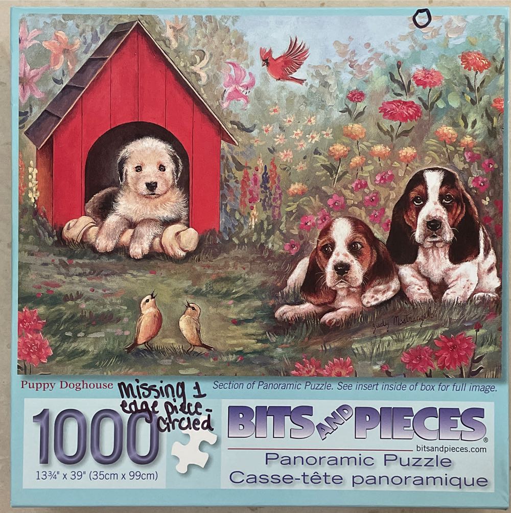 Puppy Doghouse - Bits And Pieces puzzle collectible [Barcode 704812106607] - Main Image 3