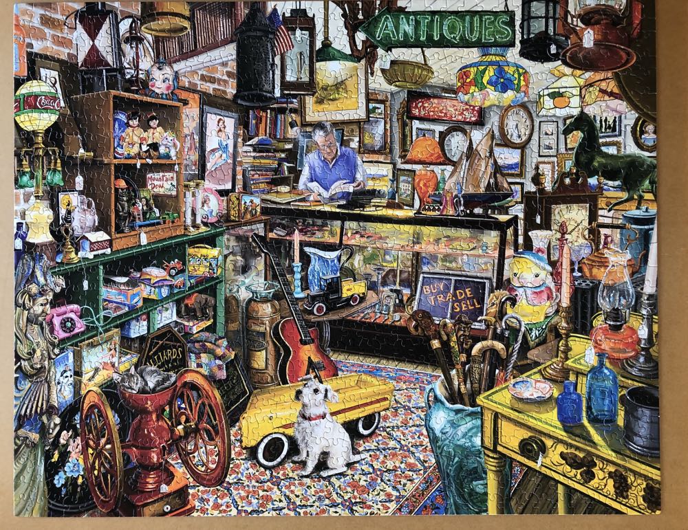 Antique Store - White Mountain Puzzles puzzle collectible - Main Image 2