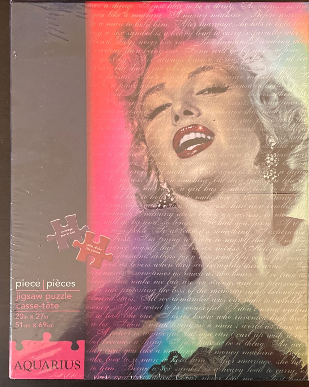 Marilyn Monroe - Aquarius puzzle collectible [Barcode 184709652187] - Main Image 2