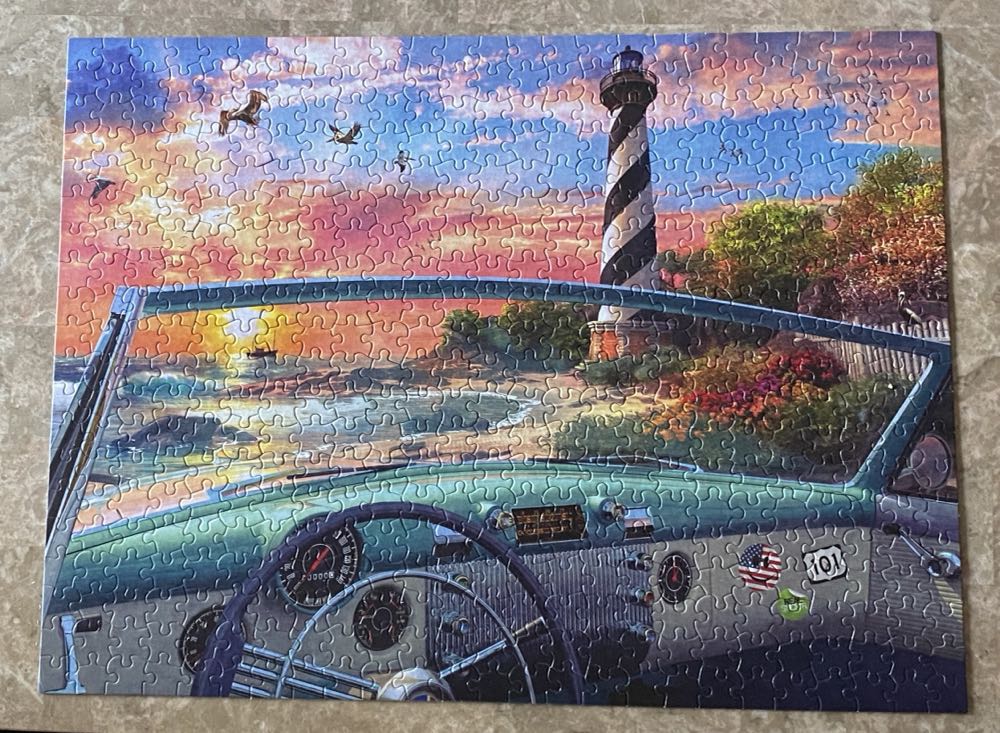 Cape Hatteras Drive  - From Cheryl - SunsOut puzzle collectible [Barcode 796780500808] - Main Image 3