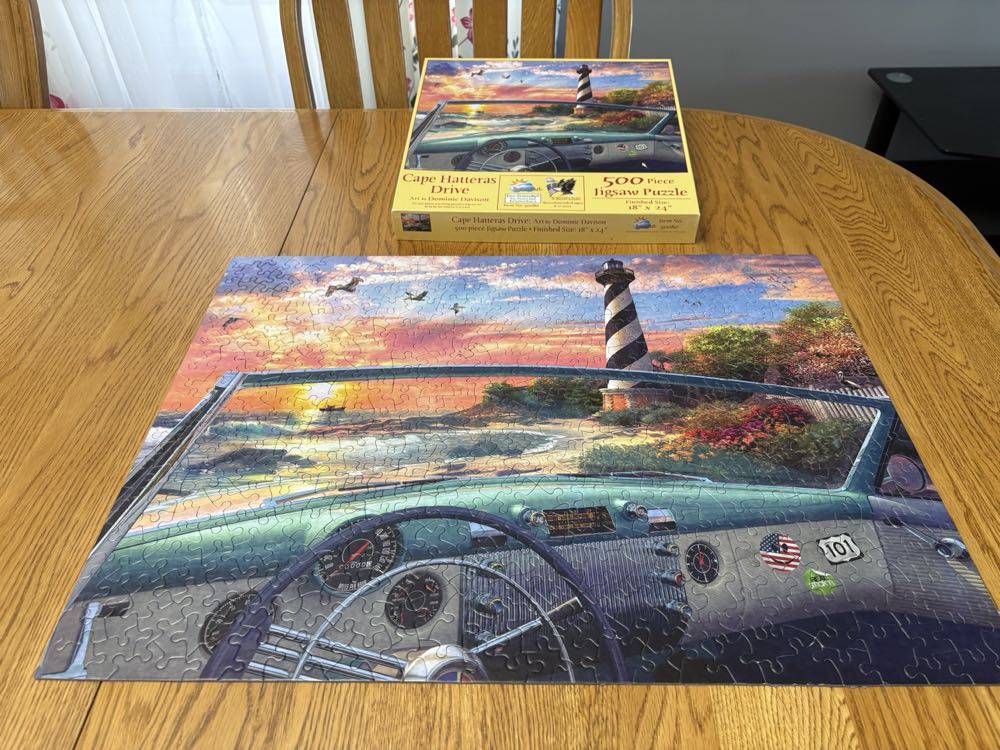 Cape Hatteras Drive  - From Cheryl - SunsOut puzzle collectible [Barcode 796780500808] - Main Image 4