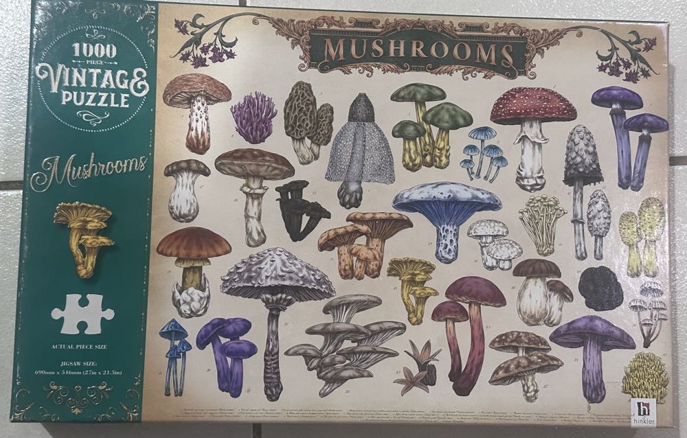 Mushrooms - Hinkler 🇦🇺 puzzle collectible [Barcode 9354537001926] - Main Image 2