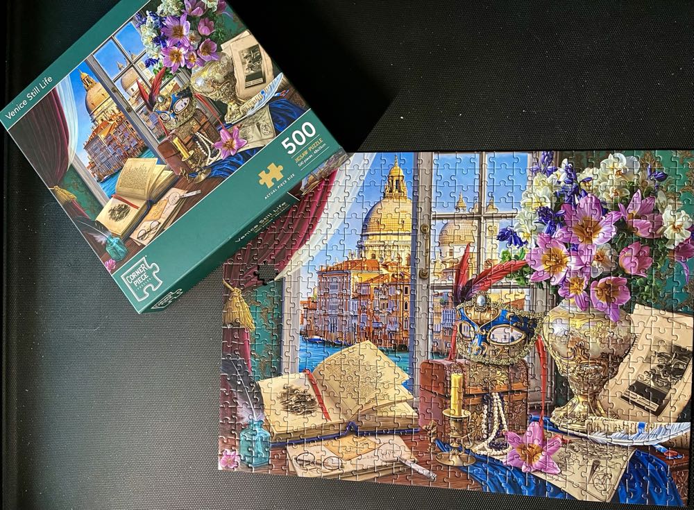 Venice Still Life - Corner Piece puzzle collectible [Barcode 5052089303492] - Main Image 2