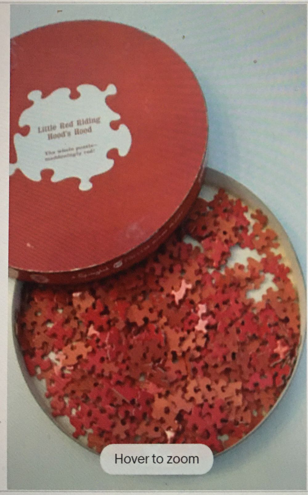 Little Red Riding Hood’s Hood - Round - Springbok Puzzles In The Round puzzle collectible - Main Image 3