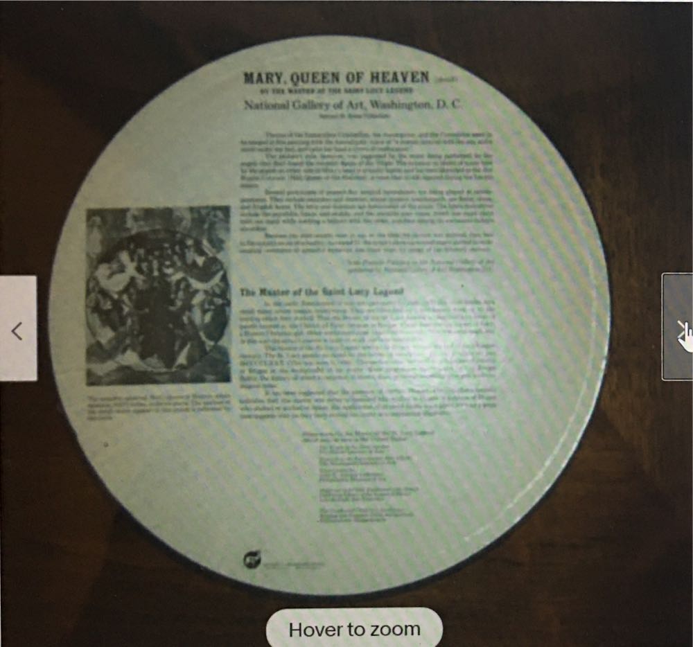 Mary, Queen Of Heaven - Round - Springbok Puzzles In The Round puzzle collectible - Main Image 2