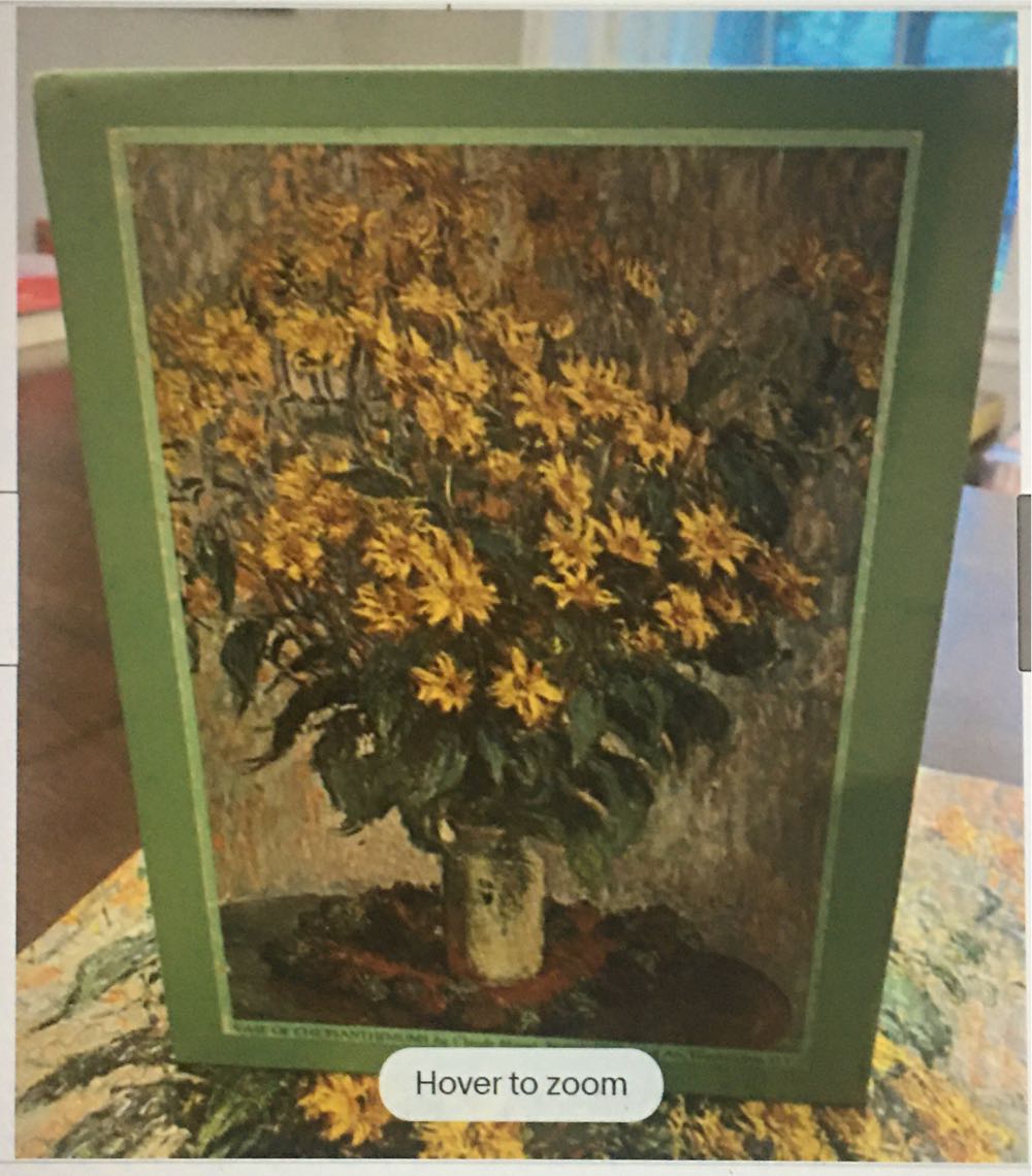 Vase of Chrysanthemums & Vase of Flowers - Springbok puzzle collectible - Main Image 2