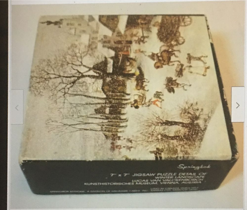 Winter Landscape - Mini - Springbok - Hallmark Cards, Inc. puzzle collectible - Main Image 3