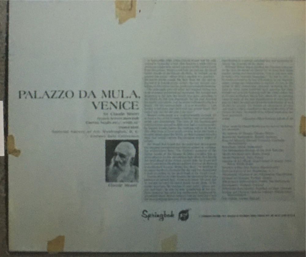 Palazzo Da Mula, Venice - Springbok puzzle collectible - Main Image 3