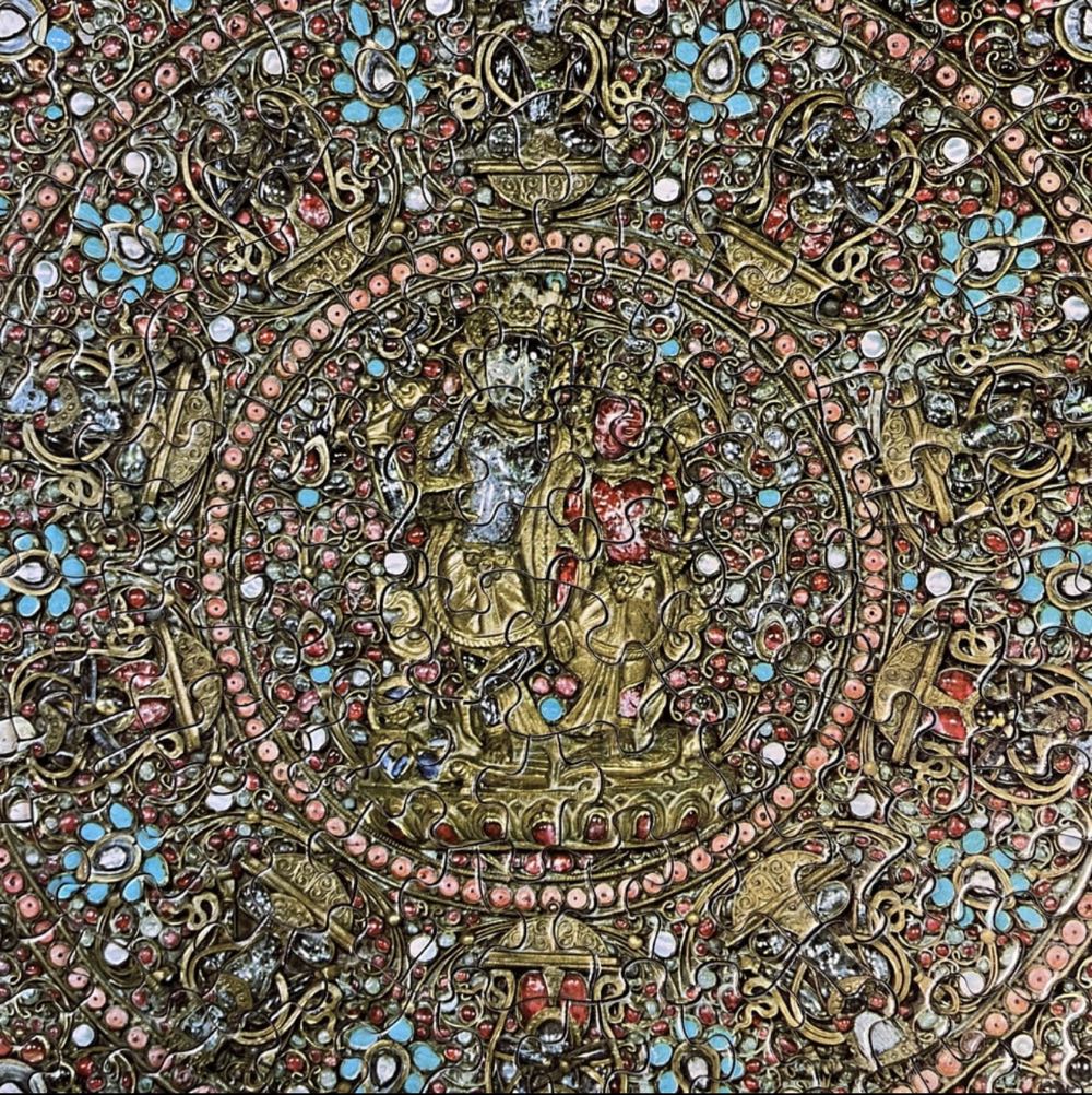 Nepalese Mandala 18th Century - Springbok puzzle collectible - Main Image 2