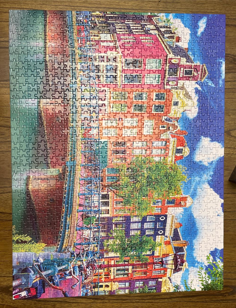 Colorful Waterfront Buildings, Amsterdam - Cra-Z-Art puzzle collectible [Barcode 4895145420068] - Main Image 3