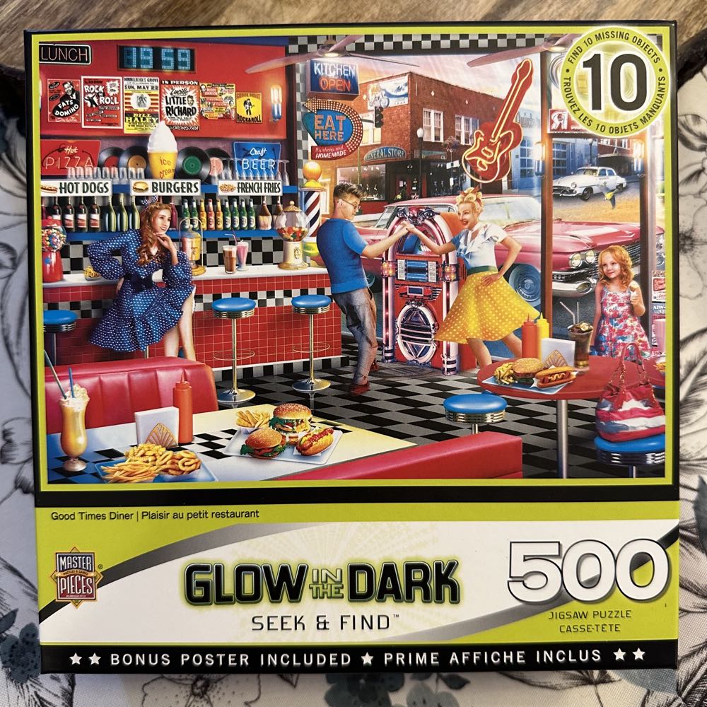 Good Times Diner - Master Pieces puzzle collectible [Barcode 705988611292] - Main Image 4