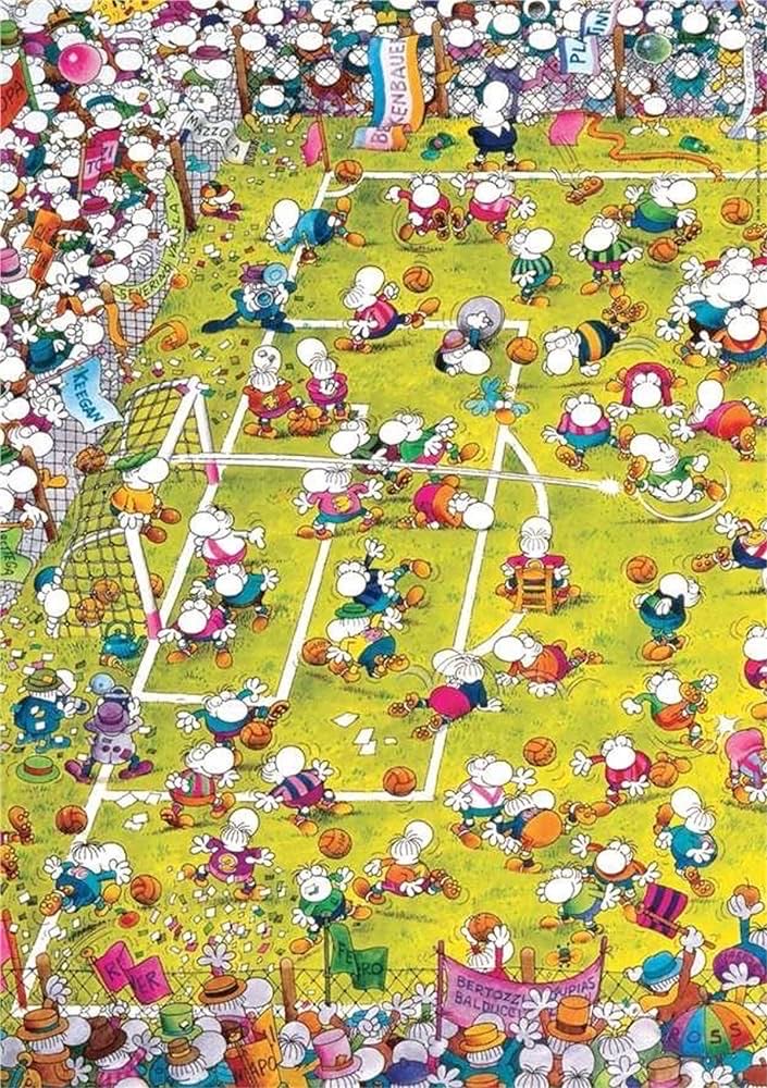 Crazy Football!  (Ewelina Messenger) - Heye Puzzle puzzle collectible [Barcode 4001689290917] - Main Image 3