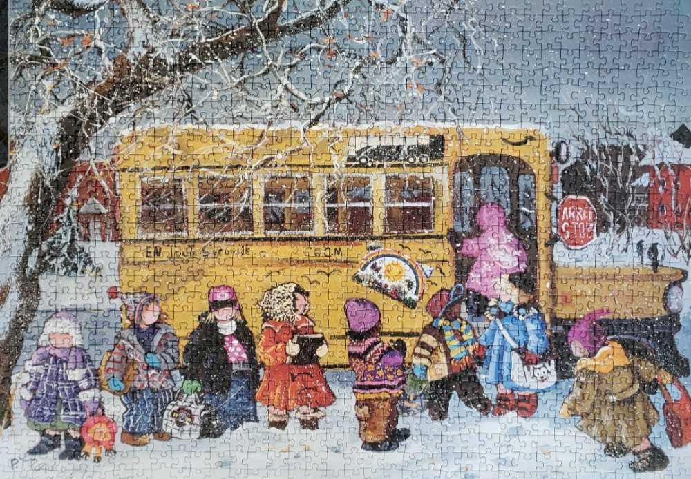 Back To School - Ravensburger puzzle collectible [Barcode 4005556190416] - Main Image 3