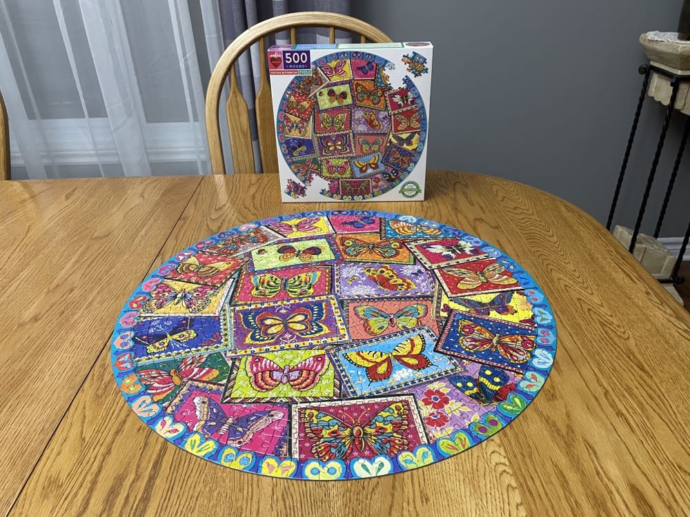 Vintage Butterflies - Eeboo puzzle collectible [Barcode 689196510021] - Main Image 2