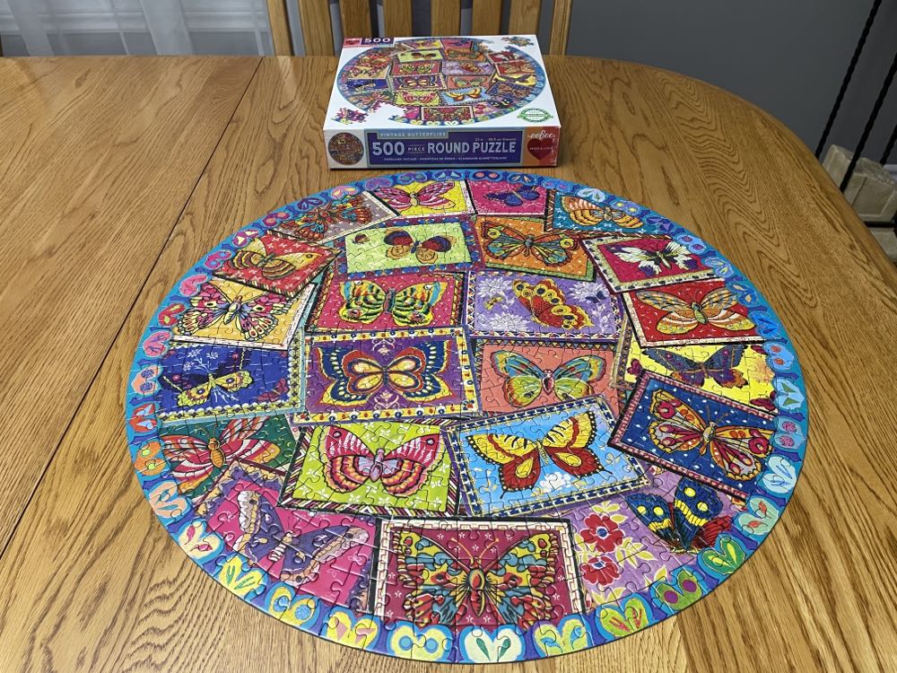 Vintage Butterflies - Eeboo puzzle collectible [Barcode 689196510021] - Main Image 3