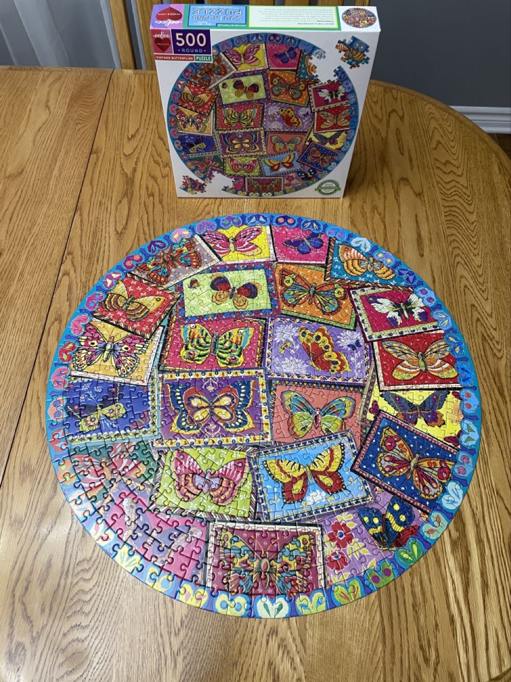 Vintage Butterflies - Eeboo puzzle collectible [Barcode 689196510021] - Main Image 4