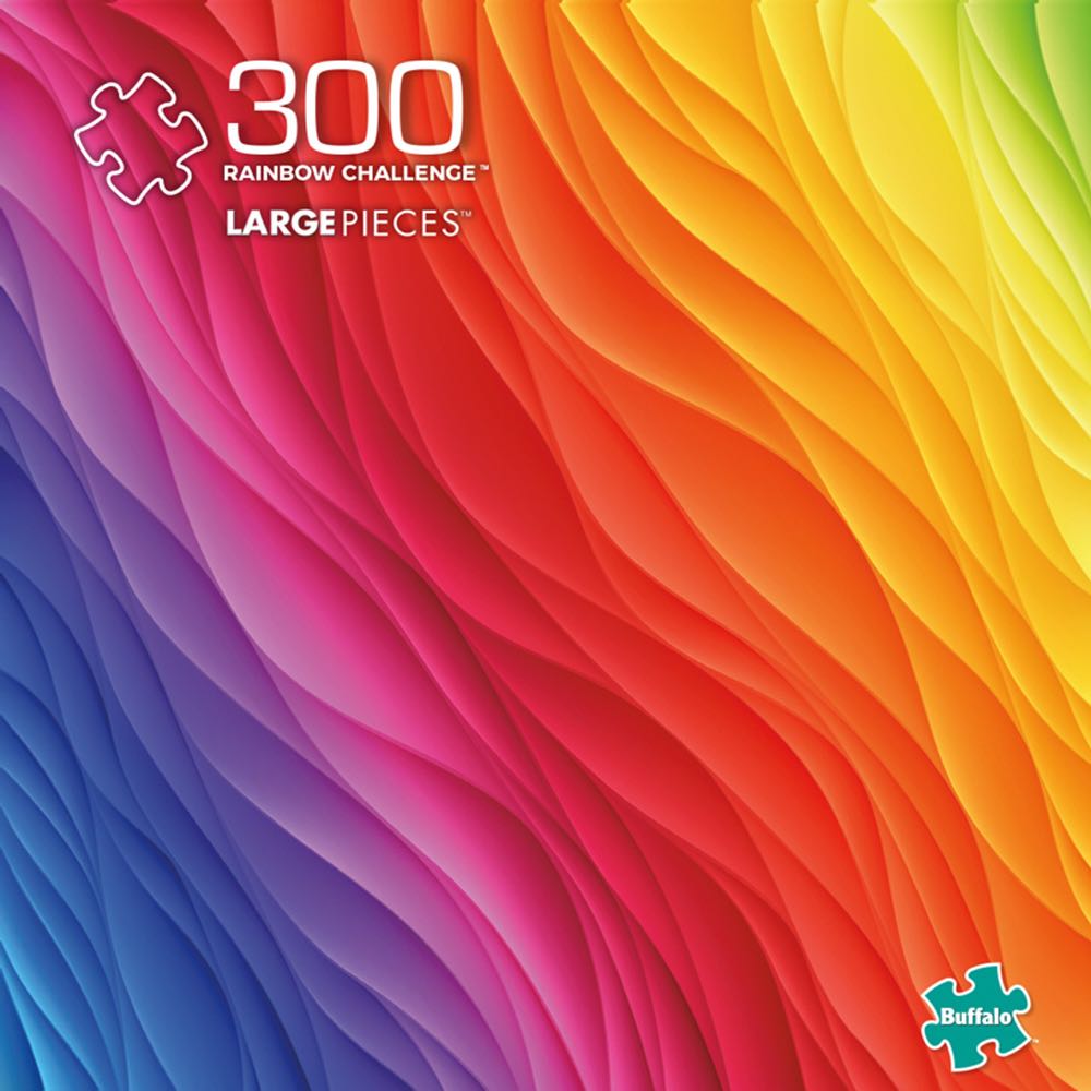 Rainbow Challenge ✅ - Buffalo Games puzzle collectible [Barcode 079346027330] - Main Image 2