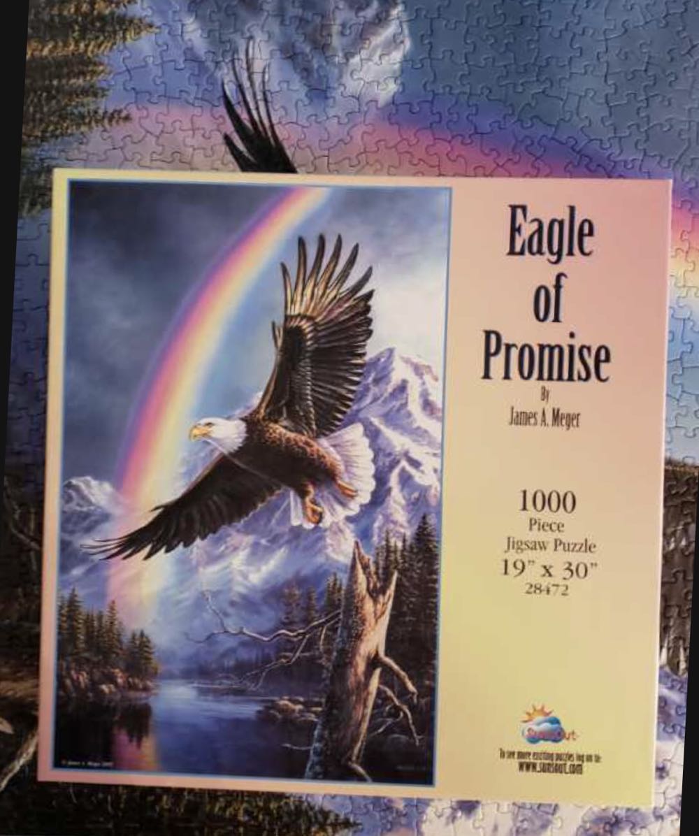 Eagle Of Promise 🟦 - SunsOut puzzle collectible [Barcode 796780284722] - Main Image 4