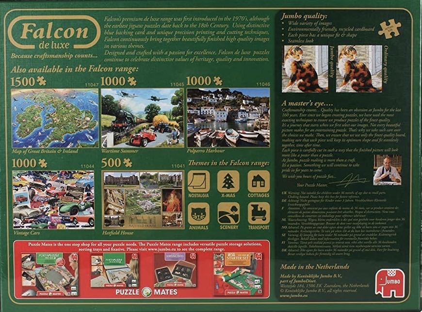 King William St Luxe (maken) - Falcon de luxe puzzle collectible [Barcode 8710126110492] - Main Image 2