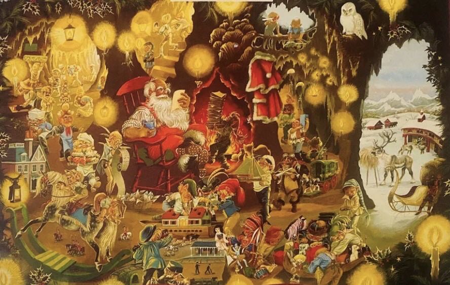 Santas Grotto - Waddingtons puzzle collectible [Barcode 5011634003904] - Main Image 2