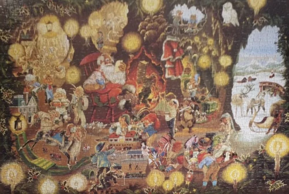 Santas Grotto - Waddingtons puzzle collectible [Barcode 5011634003904] - Main Image 3