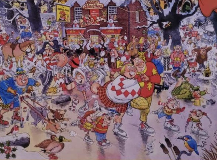 Christmas On Ice - Jumbo puzzle collectible [Barcode 8710126019559] - Main Image 2