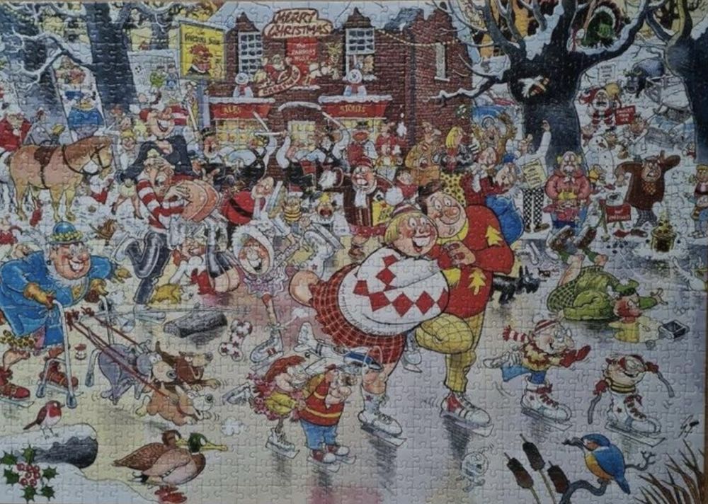 Christmas On Ice - Jumbo puzzle collectible [Barcode 8710126019559] - Main Image 3