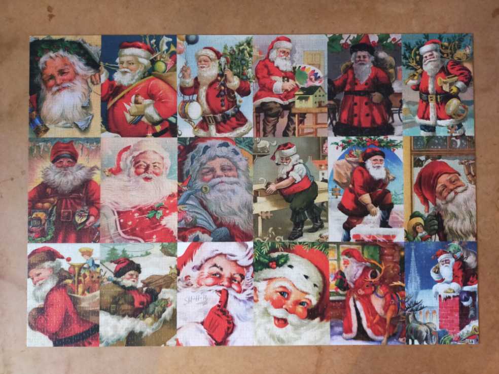 Vintage Santas🟦 - Jumbo puzzle collectible [Barcode 8710126816585] - Main Image 2