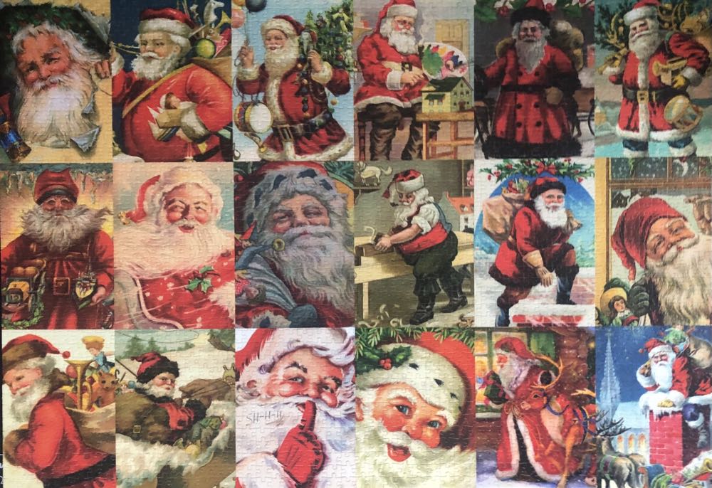 Vintage Santas🟦 - Jumbo puzzle collectible [Barcode 8710126816585] - Main Image 3