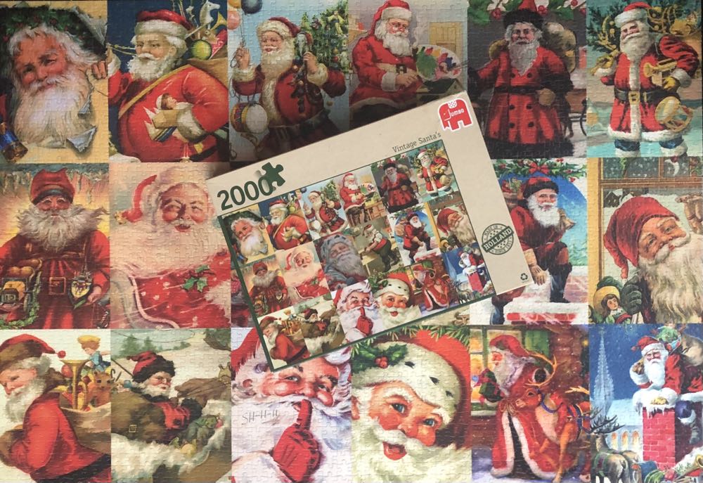 Vintage Santas🟦 - Jumbo puzzle collectible [Barcode 8710126816585] - Main Image 4