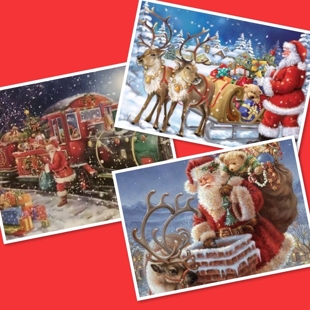Christmas Collection 2 Santa Travels - Jumbo / Falcon puzzle collectible [Barcode 8710126110690] - Main Image 2