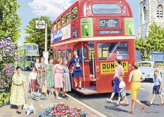 Catch The Bus - Ravensburger puzzle collectible [Barcode 4005556198238] - Main Image 2