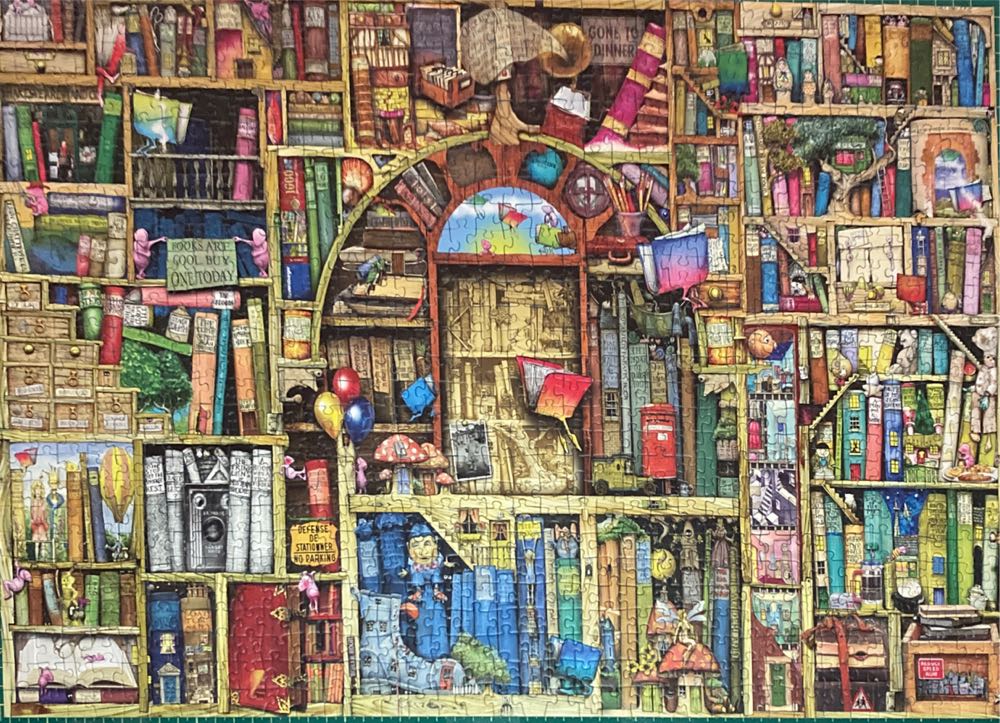 The Bizarre Bookshop No. 2 - Ravensburger 🇩🇪 puzzle collectible [Barcode 4005556193141] - Main Image 2