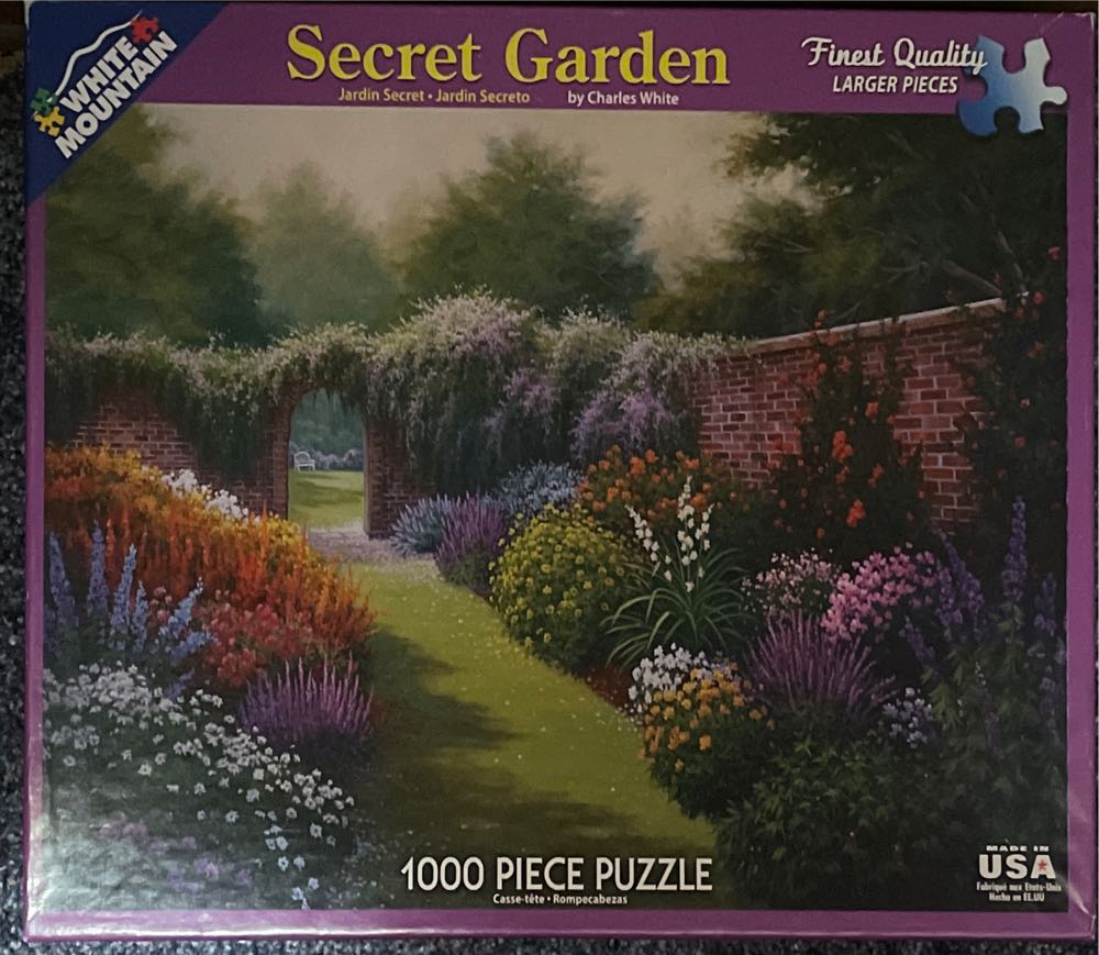 Secret Garden* - White Mountain puzzle collectible [Barcode 724819258963] - Main Image 2