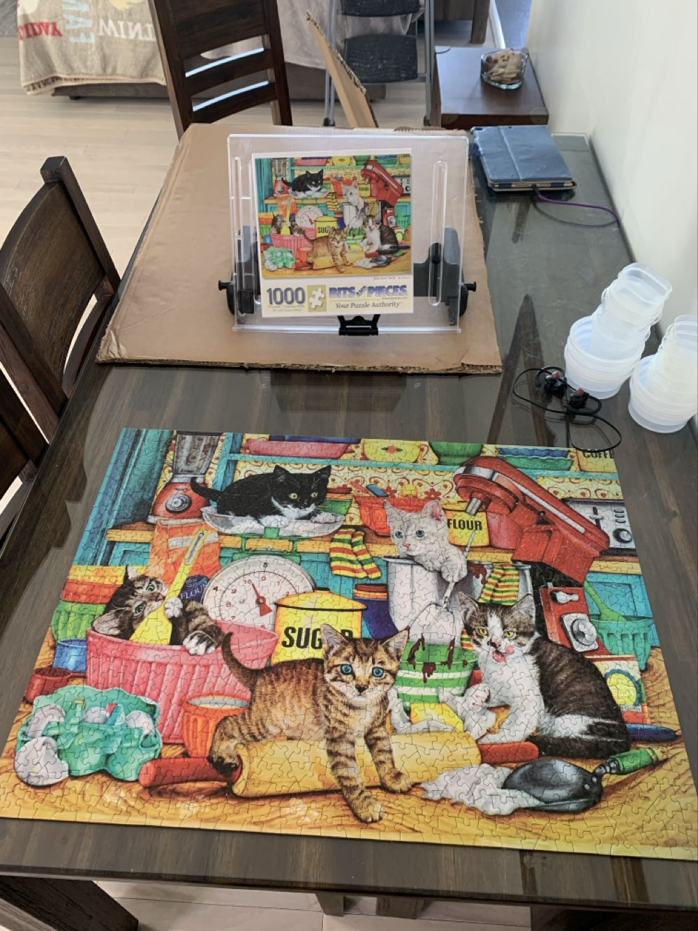 Kitchen Tails- GONE - Bits And Pieces puzzle collectible [Barcode 192949032072] - Main Image 2