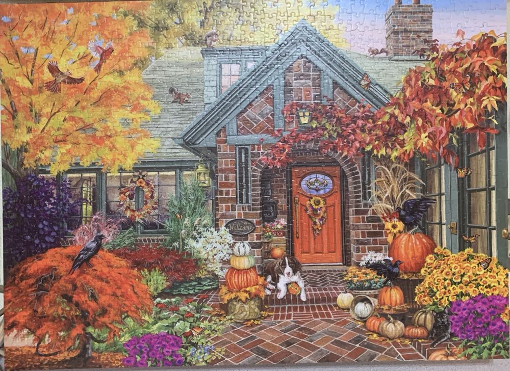 Autumn Welcome - Vermont Christmas Company puzzle collectible [Barcode 819273023193] - Main Image 2