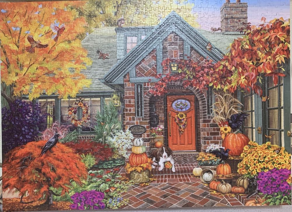Autumn Welcome - Vermont Christmas Company puzzle collectible [Barcode 819273023193] - Main Image 3
