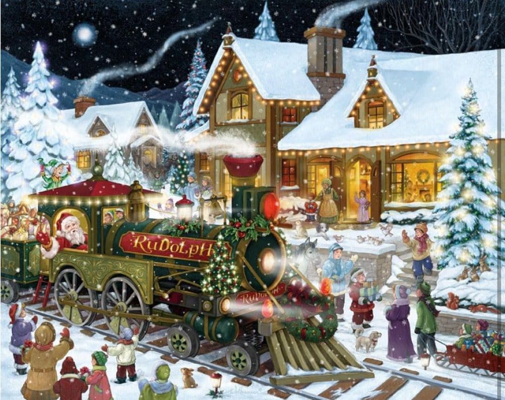 Santa’s Express - Vermont Christmas Company puzzle collectible [Barcode 871241009622] - Main Image 2
