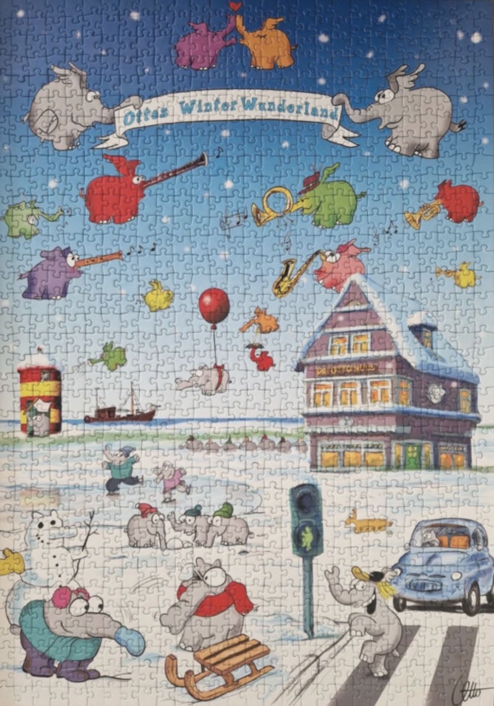 Ottifanten - Winter Wonderland - Ravensburger puzzle collectible [Barcode 4005556895380] - Main Image 3