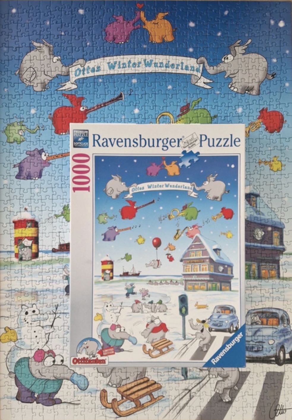 Ottifanten - Winter Wonderland - Ravensburger puzzle collectible [Barcode 4005556895380] - Main Image 4