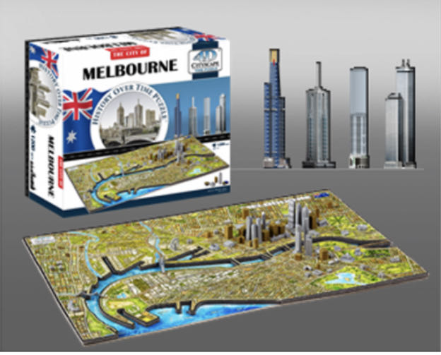 4D Melbourne Australia  puzzle collectible - Main Image 2