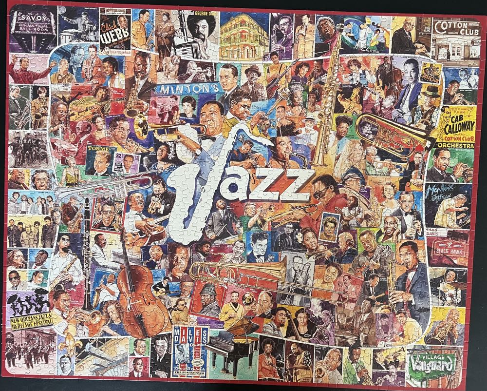 Jazz - White Mountain Puzzles puzzle collectible [Barcode 724819251216] - Main Image 2