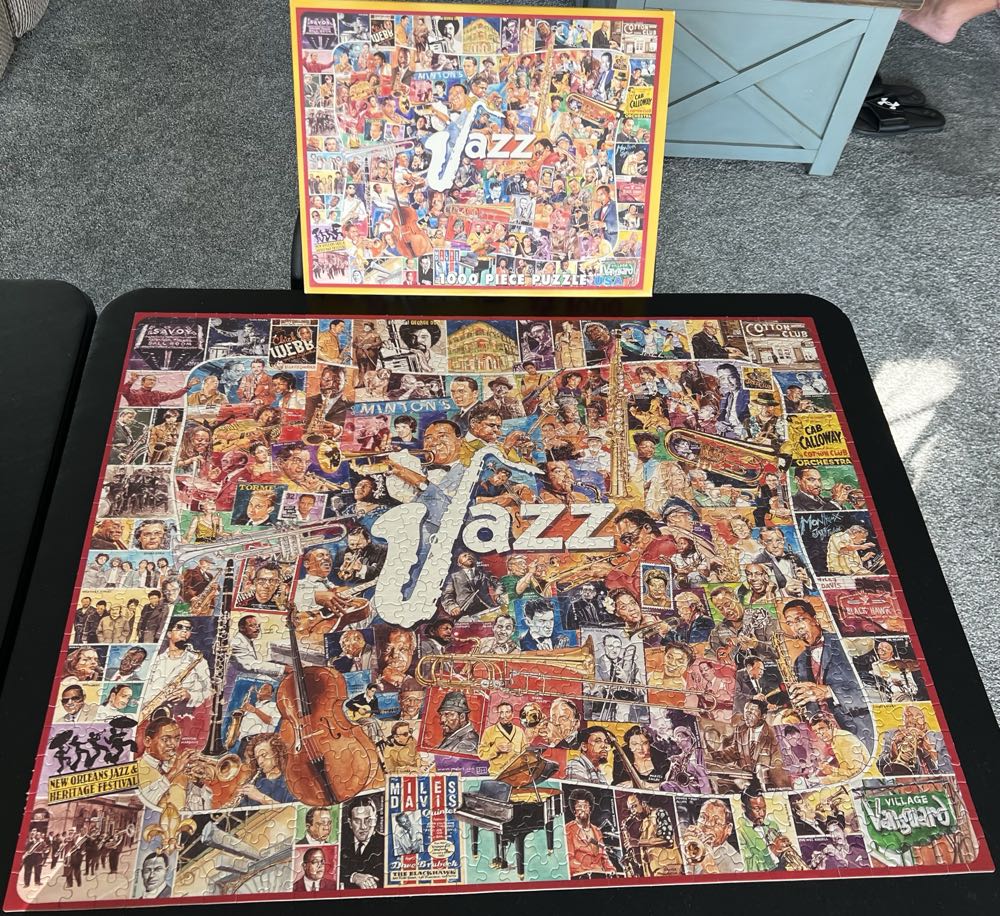 Jazz - White Mountain Puzzles puzzle collectible [Barcode 724819251216] - Main Image 3