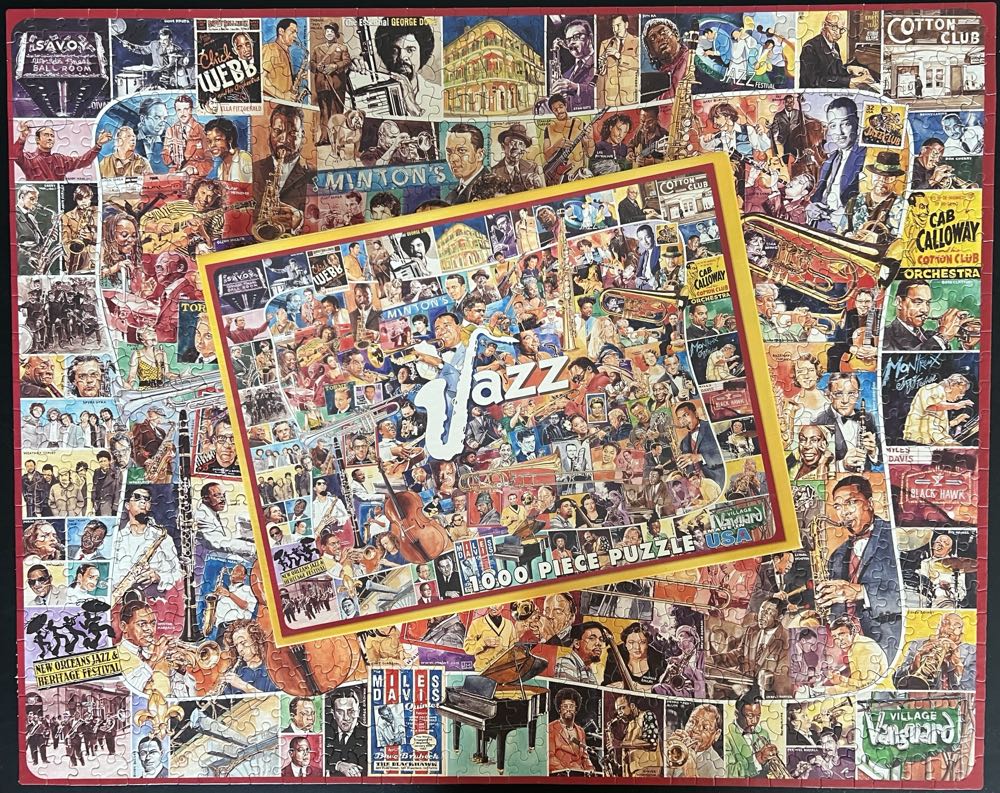 Jazz - White Mountain Puzzles puzzle collectible [Barcode 724819251216] - Main Image 4